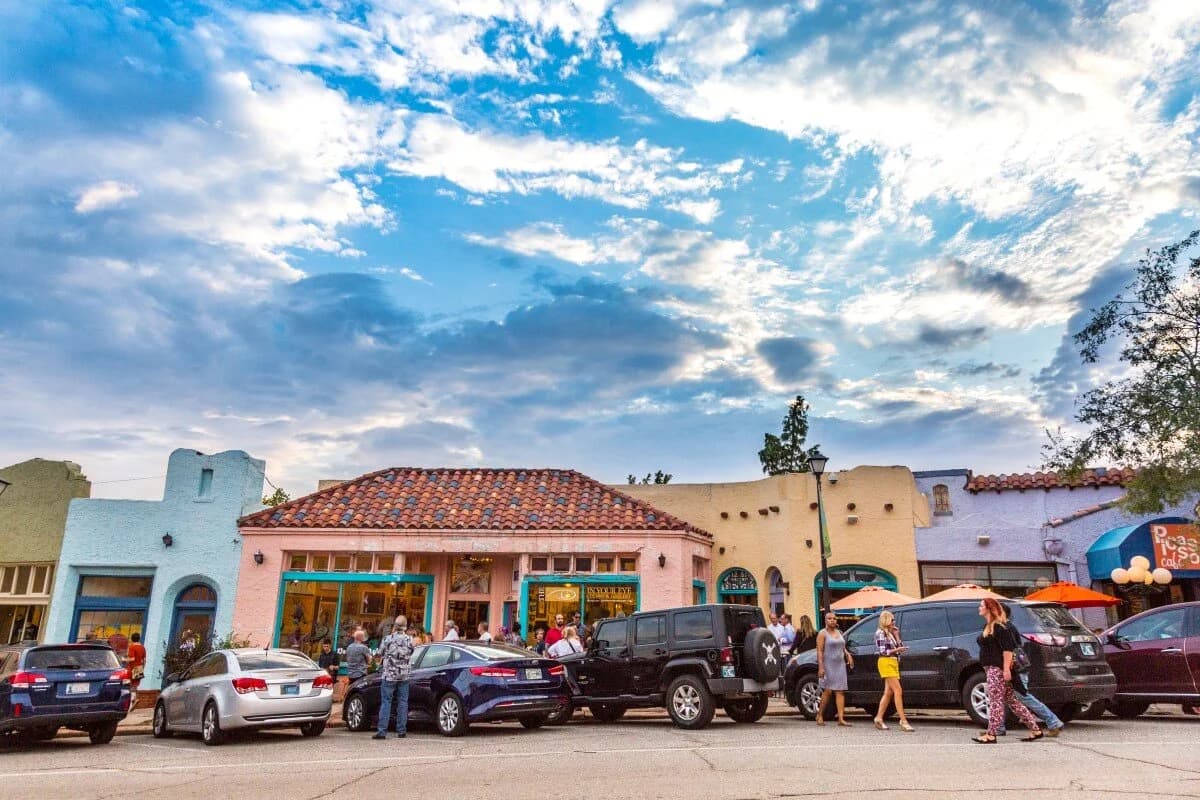 Paseo District skyline